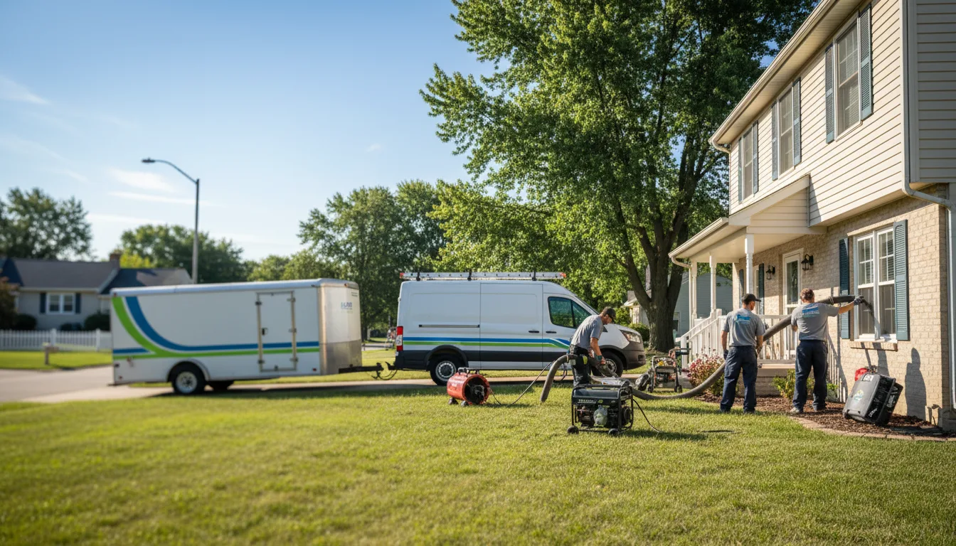 Flooded Basement Restoration And Cleanup With Repair in Hometown, IL near me